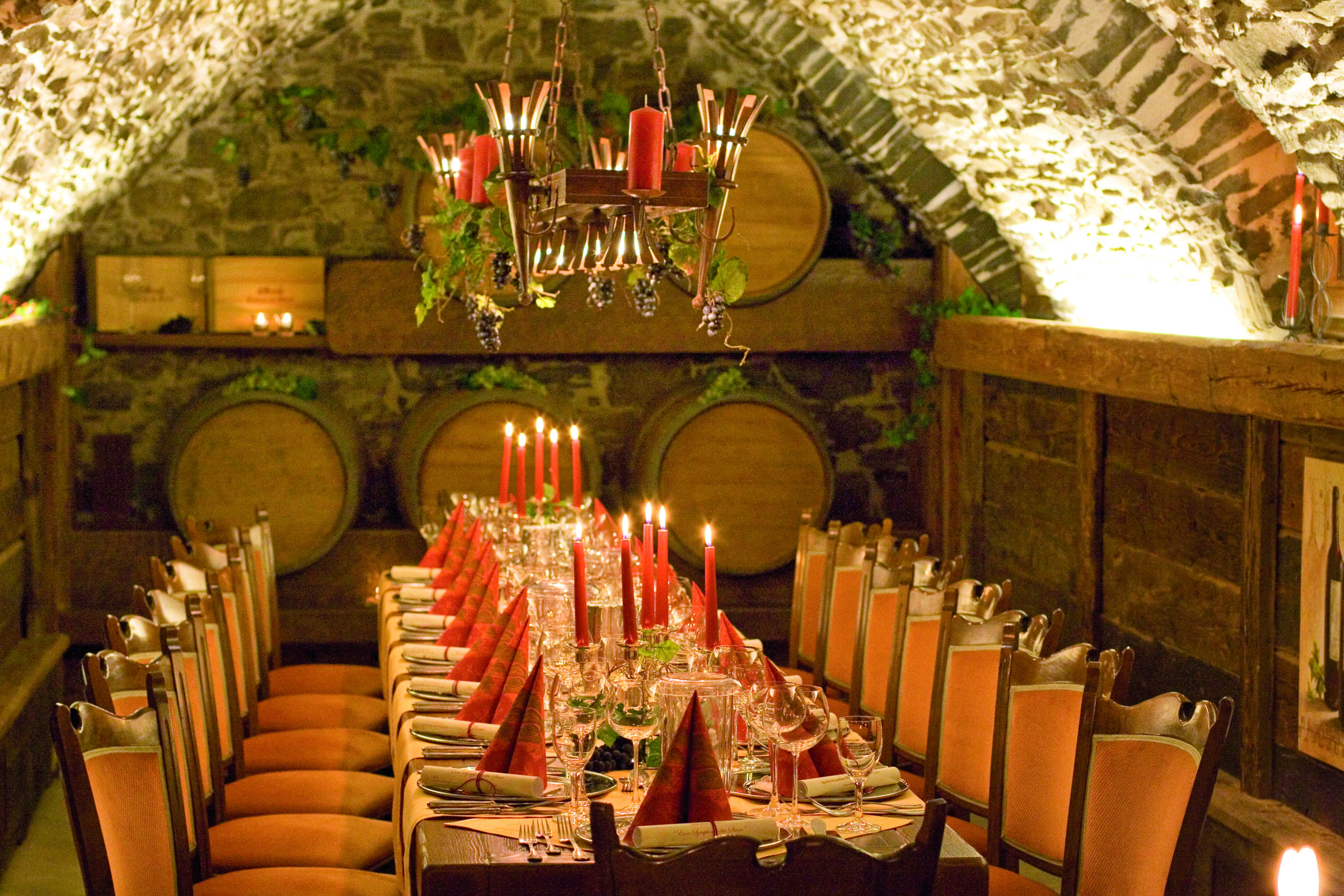 Historischer Gewölbekeller im Hotel Wacker – romantische Hochzeitslocation für bis zu 20 Gäste